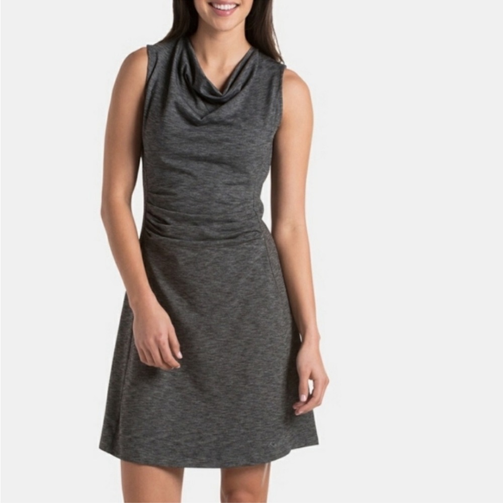 KUHL Mova Sleeveless Nylon Stretch Ruched Dress